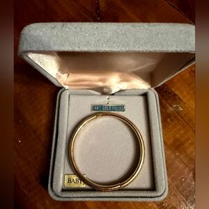 14k VTG Gold filled Baby Bangle Bracelet
